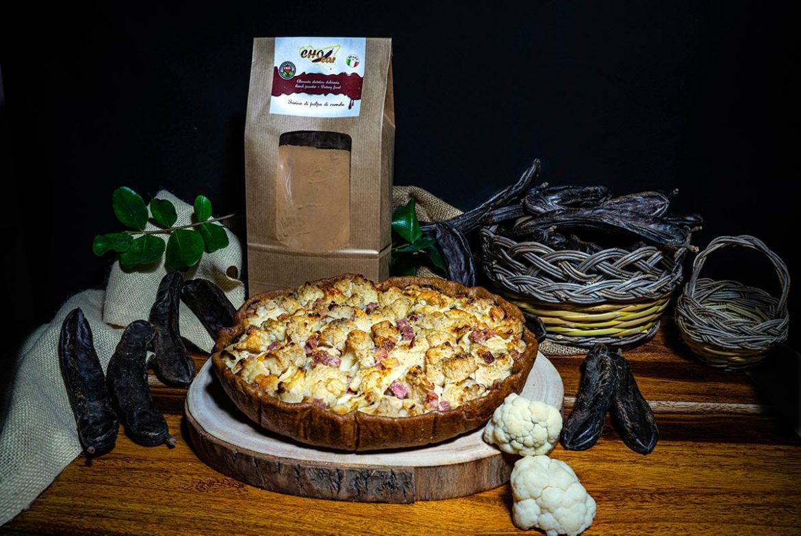 Torta salata con cavolfiore e pancetta