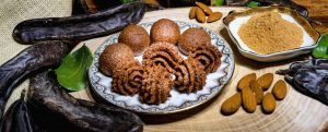 Paste alla mandorla al gusto di carruba
