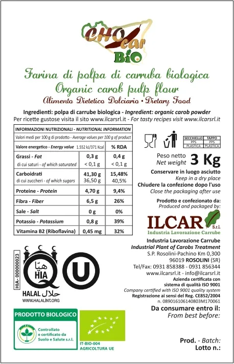 Farina di carruba bio - CHOCAR - immagine 5