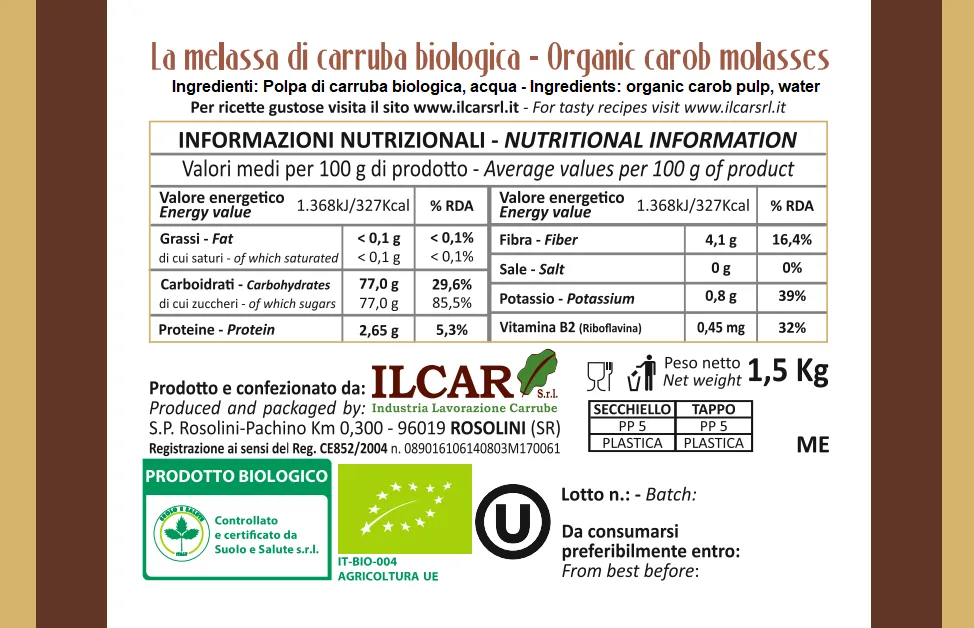 Melassa di carruba - BALUBA - immagine 5